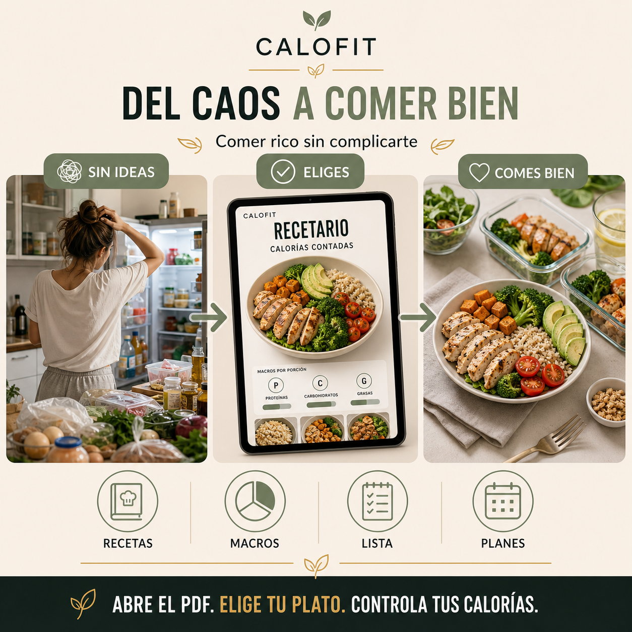 Calofit: come rico y balanceado